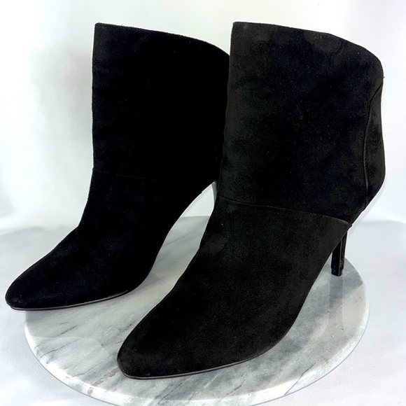 Audrey Brooke stilleto bootie Sz 10 Blk - Picture 1 of 9